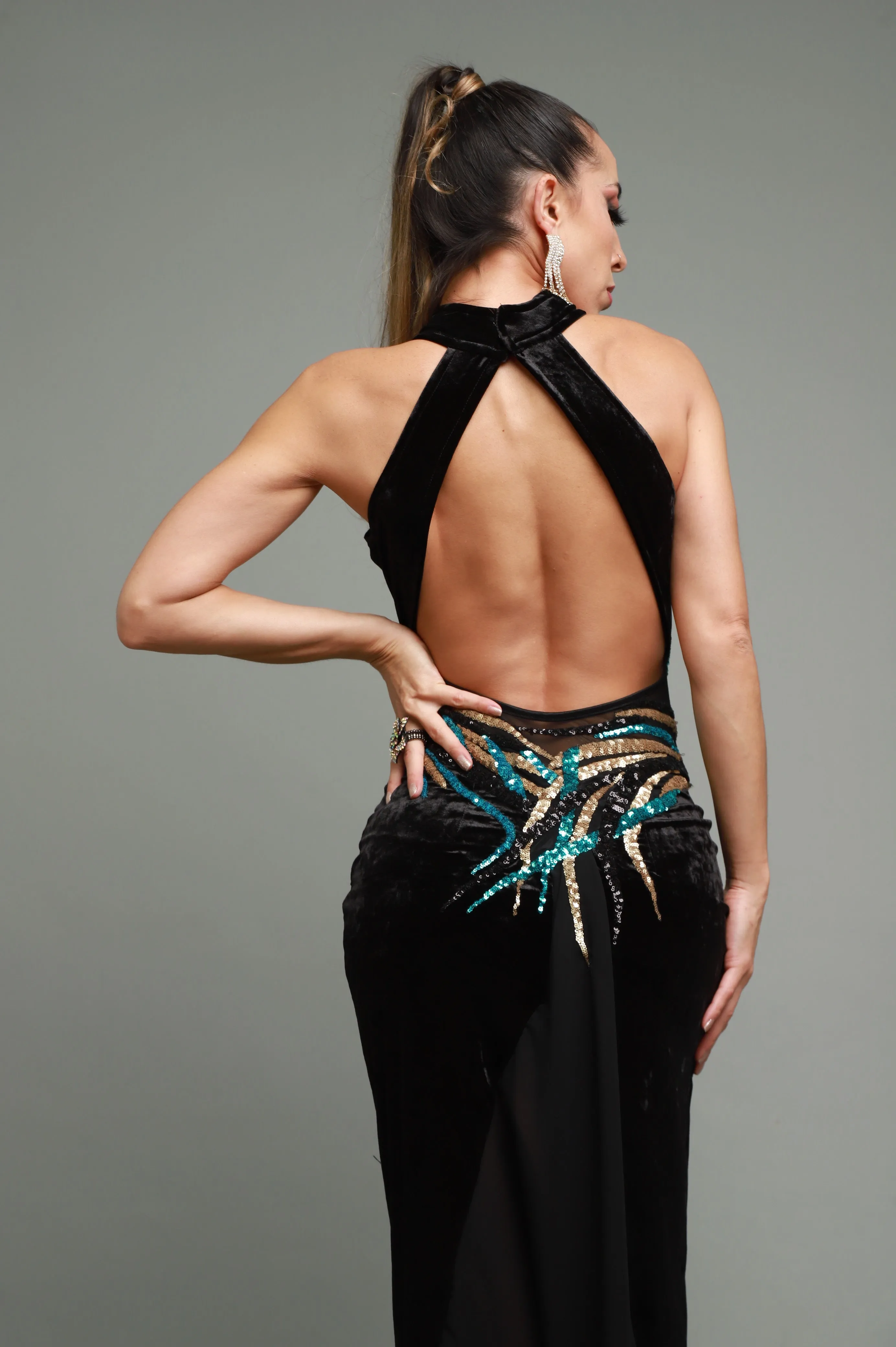 Vestido Tango Escenario SH1421