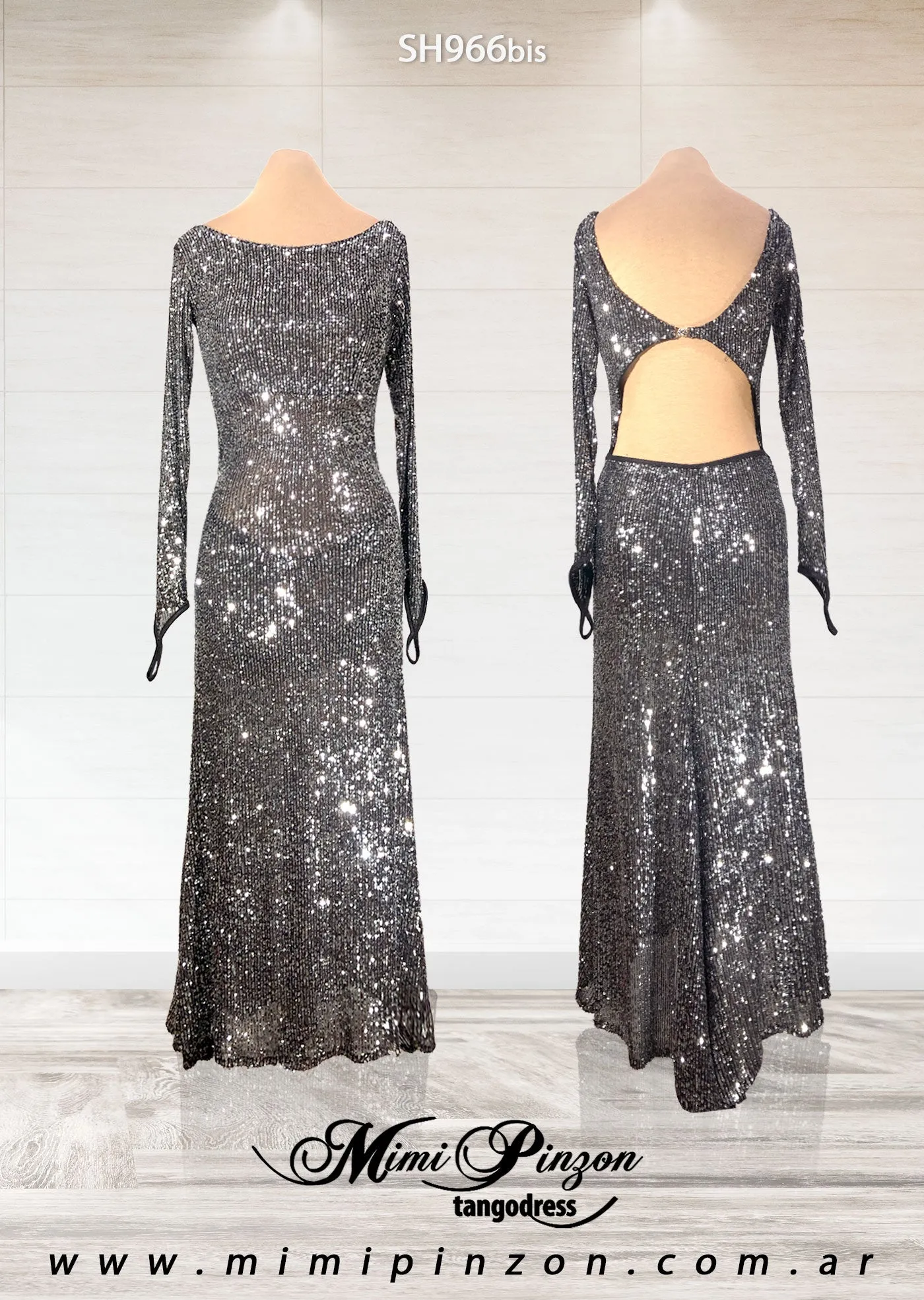 Vestido Tango Escenario SH996 Bis