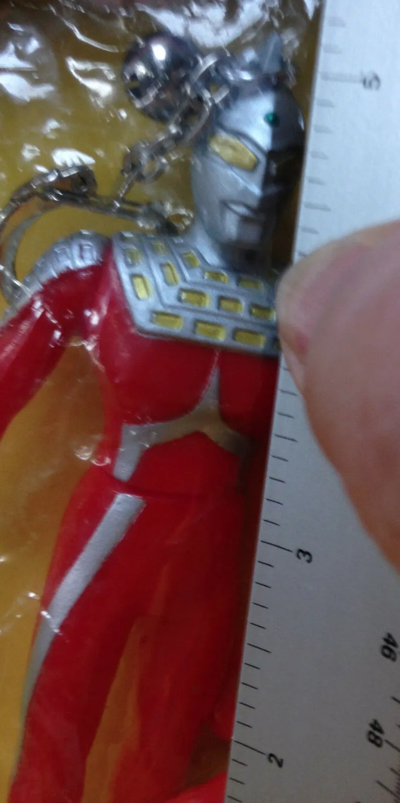Vintage Popy Ultraman Ultra Seven Sofubi Keychain Soft Vinyl Figure  Keshi Kaiju Tsuburaya Nichion Toy
