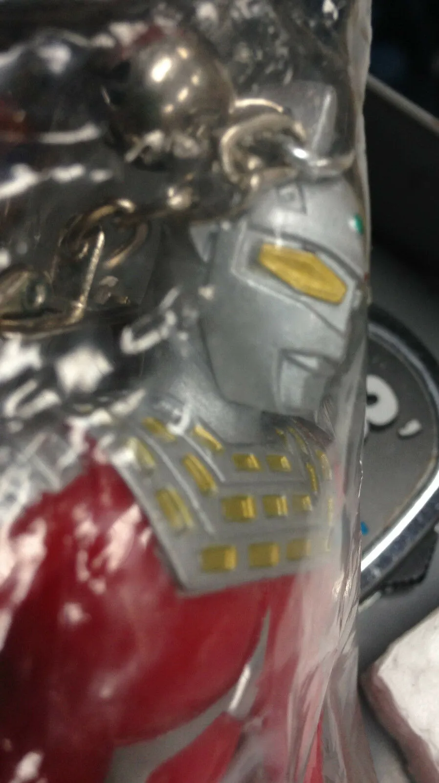 Vintage Popy Ultraman Ultra Seven Sofubi Keychain Soft Vinyl Figure  Keshi Kaiju Tsuburaya Nichion Toy