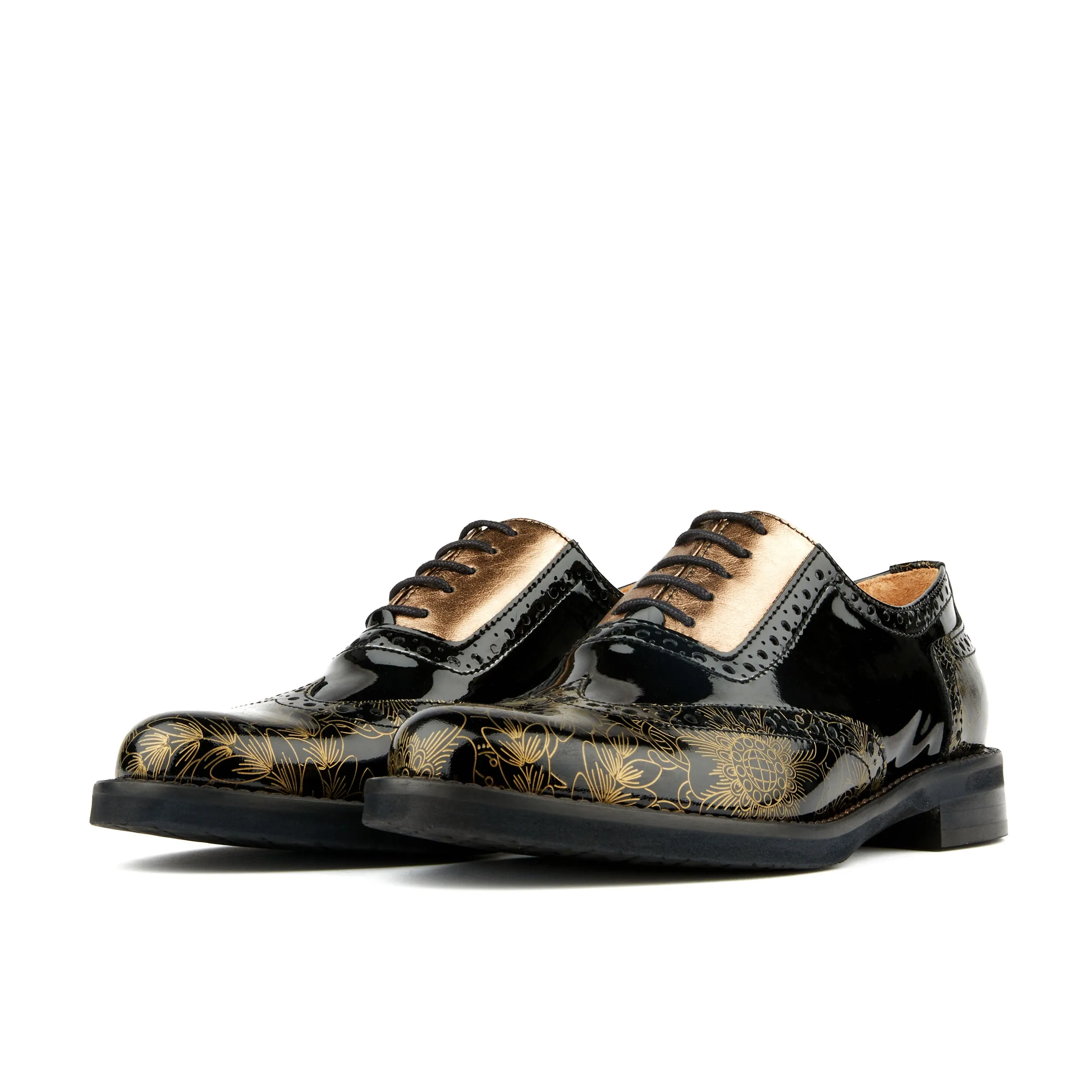 Vivienne - Black & Gold Gloss