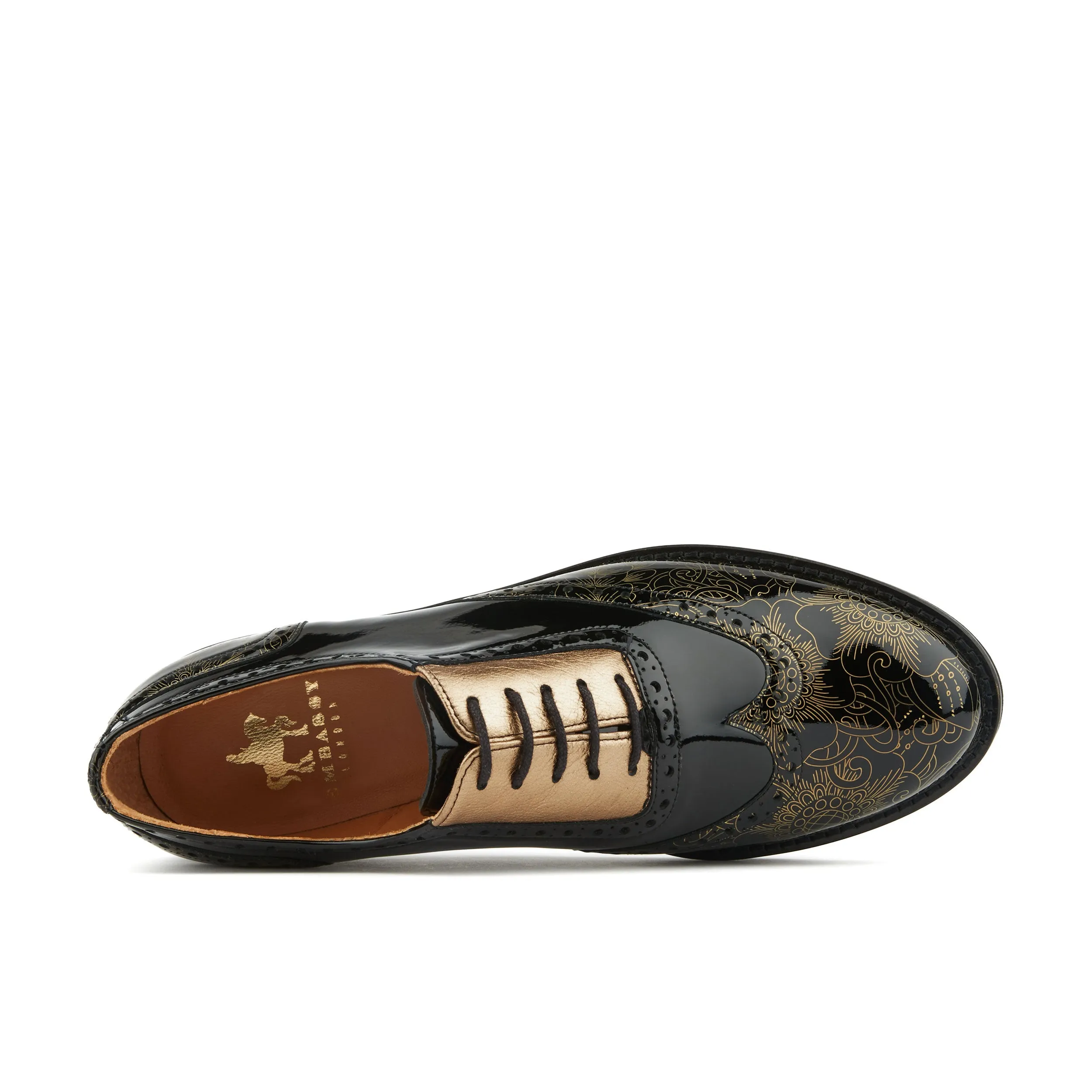 Vivienne - Black & Gold Gloss