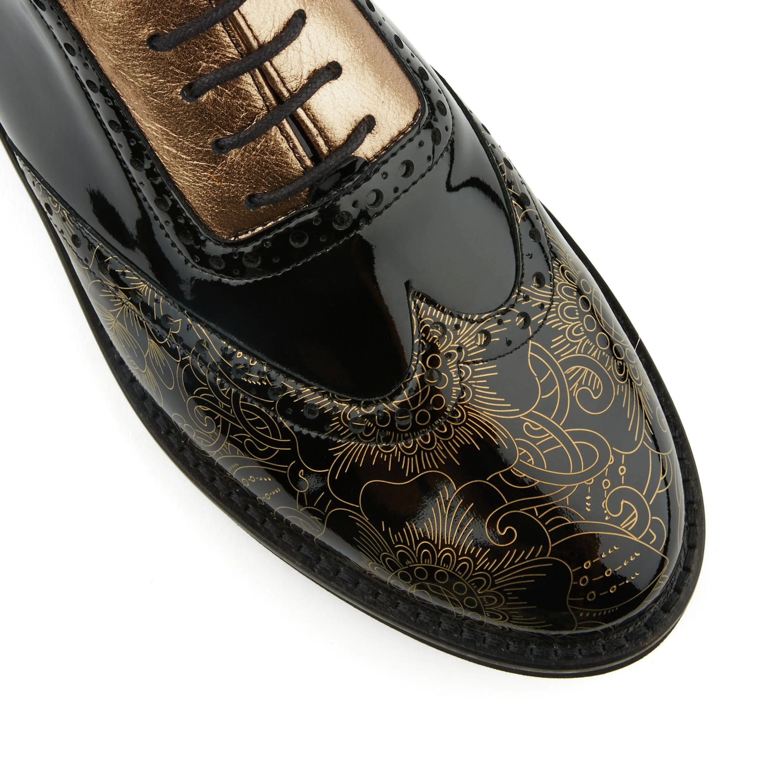 Vivienne - Black & Gold Gloss