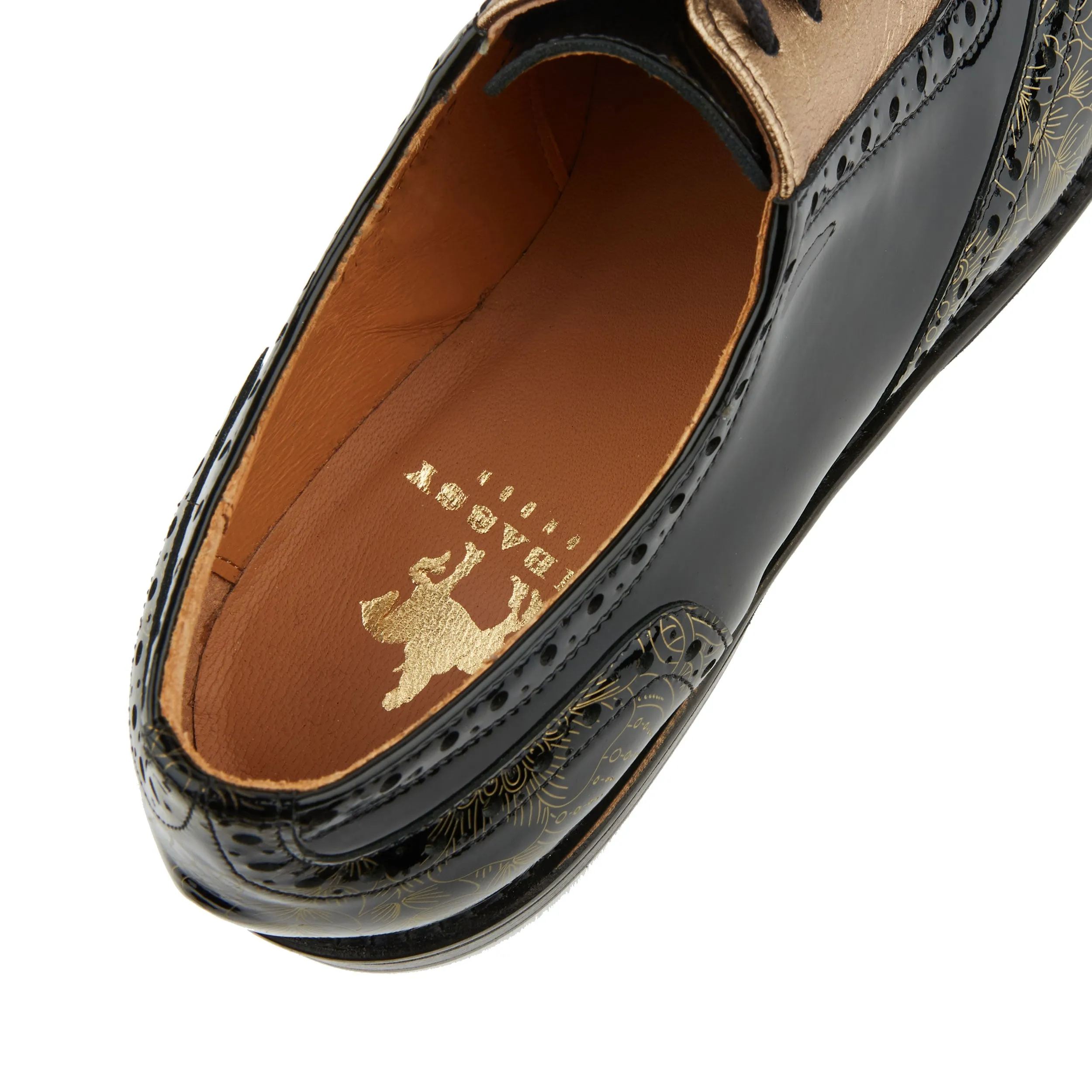 Vivienne - Black & Gold Gloss