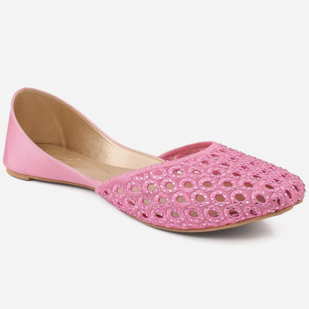 Women "LINDA" Indian Beaded Khussa