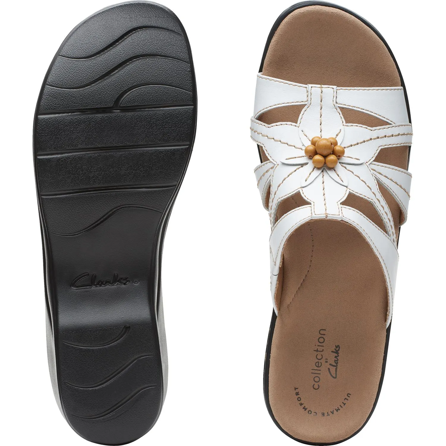 Women's Clarks Lexi Myrtle 2 White Leather