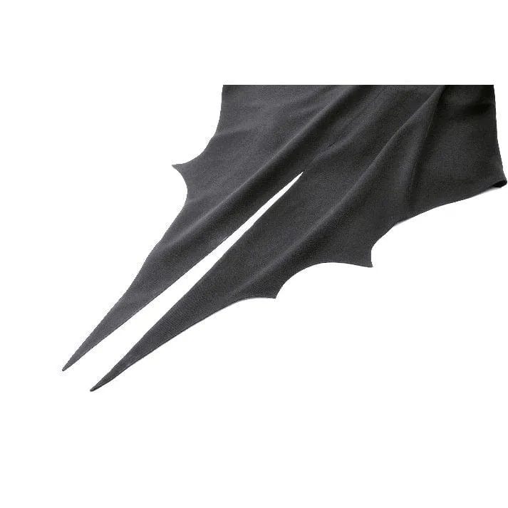 Women's Gothic Contrast Color Halloween Tail Dress