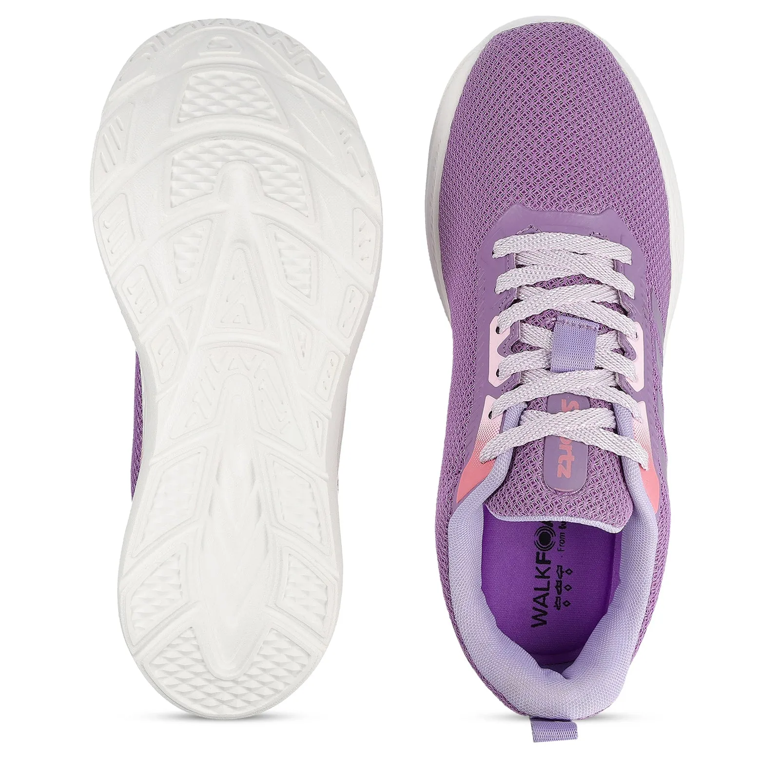 Women's Lace-up Sports Shoe - WS9920 Purple