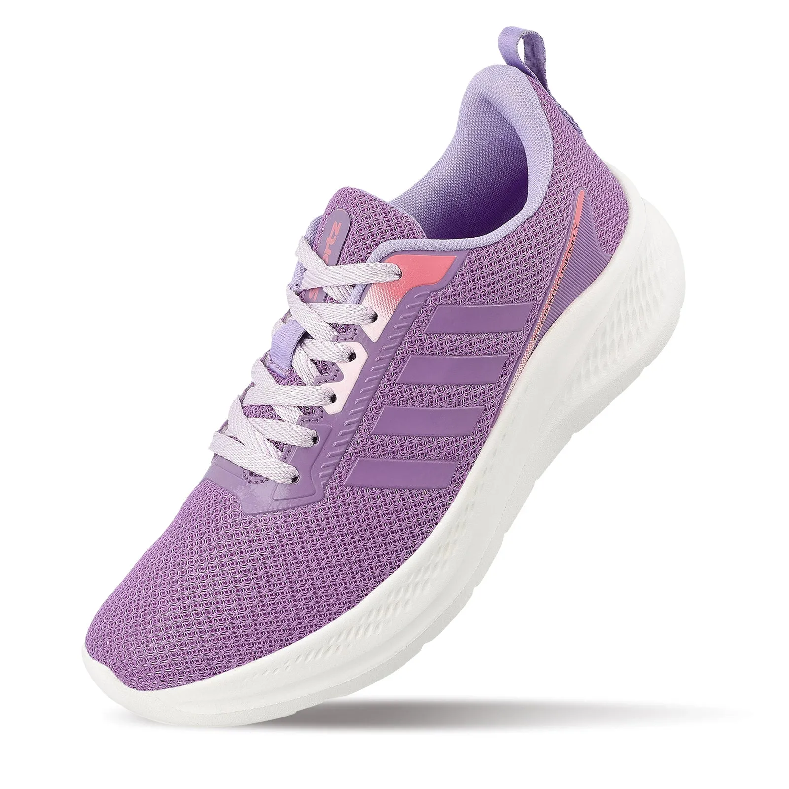 Women's Lace-up Sports Shoe - WS9920 Purple