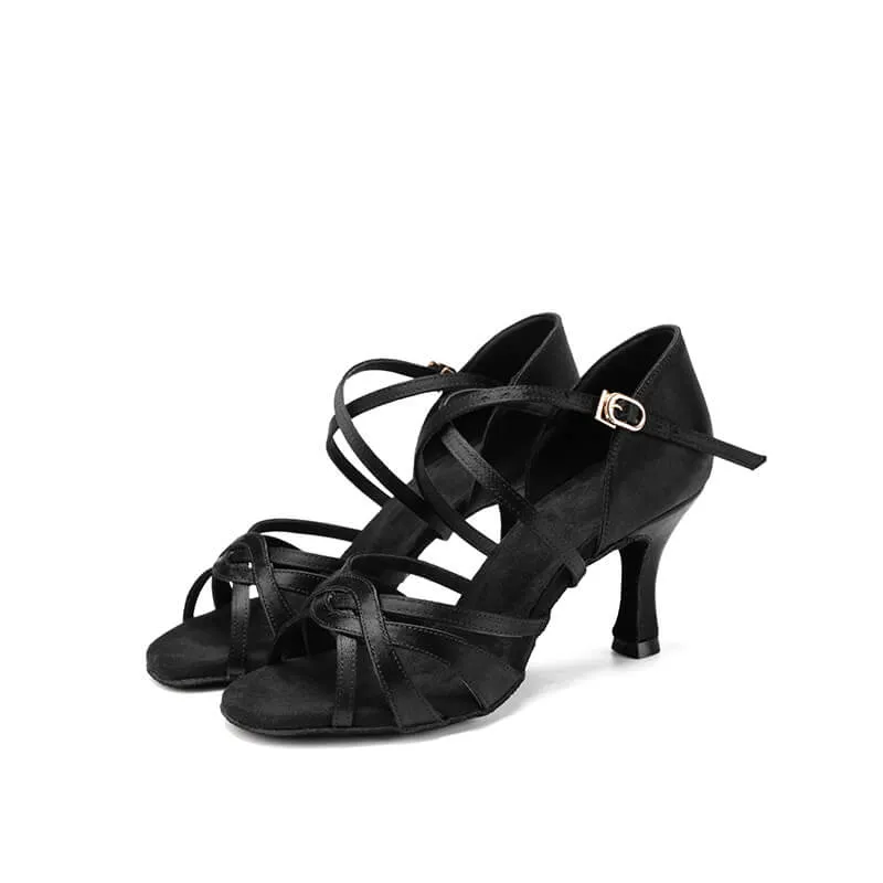 Women's Latin Satin Dance Shoes