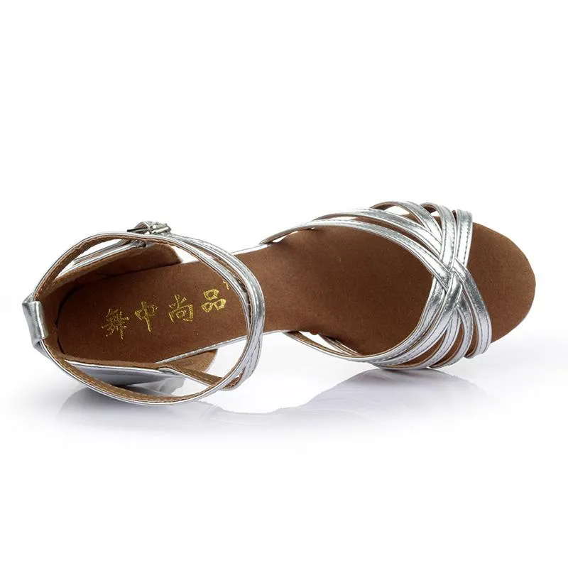 Women's Microfiber Leather 5cm/7cm Heel Ballroom Dance Shoes Latin Dance Shoes Salsa Dance Heels