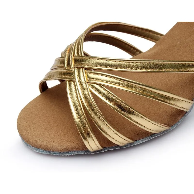 Women's Microfiber Leather 5cm/7cm Heel Ballroom Dance Shoes Latin Dance Shoes Salsa Dance Heels