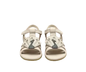 Zuza Sandals | Peacock | Ivory Leather